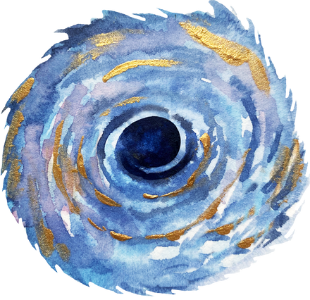 Watercolor Black Hole